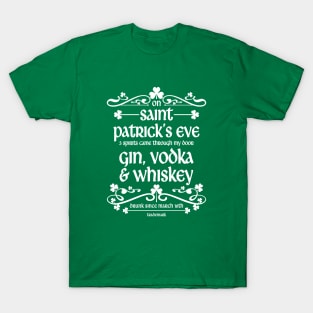 Paddy's Day Spirits Design T-Shirt